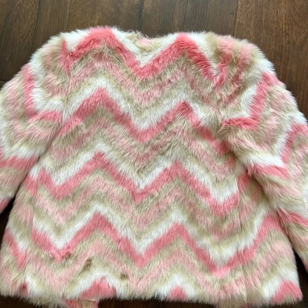 Janie and Jack girl coat size 7-8 used condition